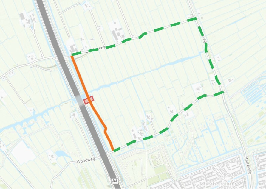 Afsluiting Veenweidepad