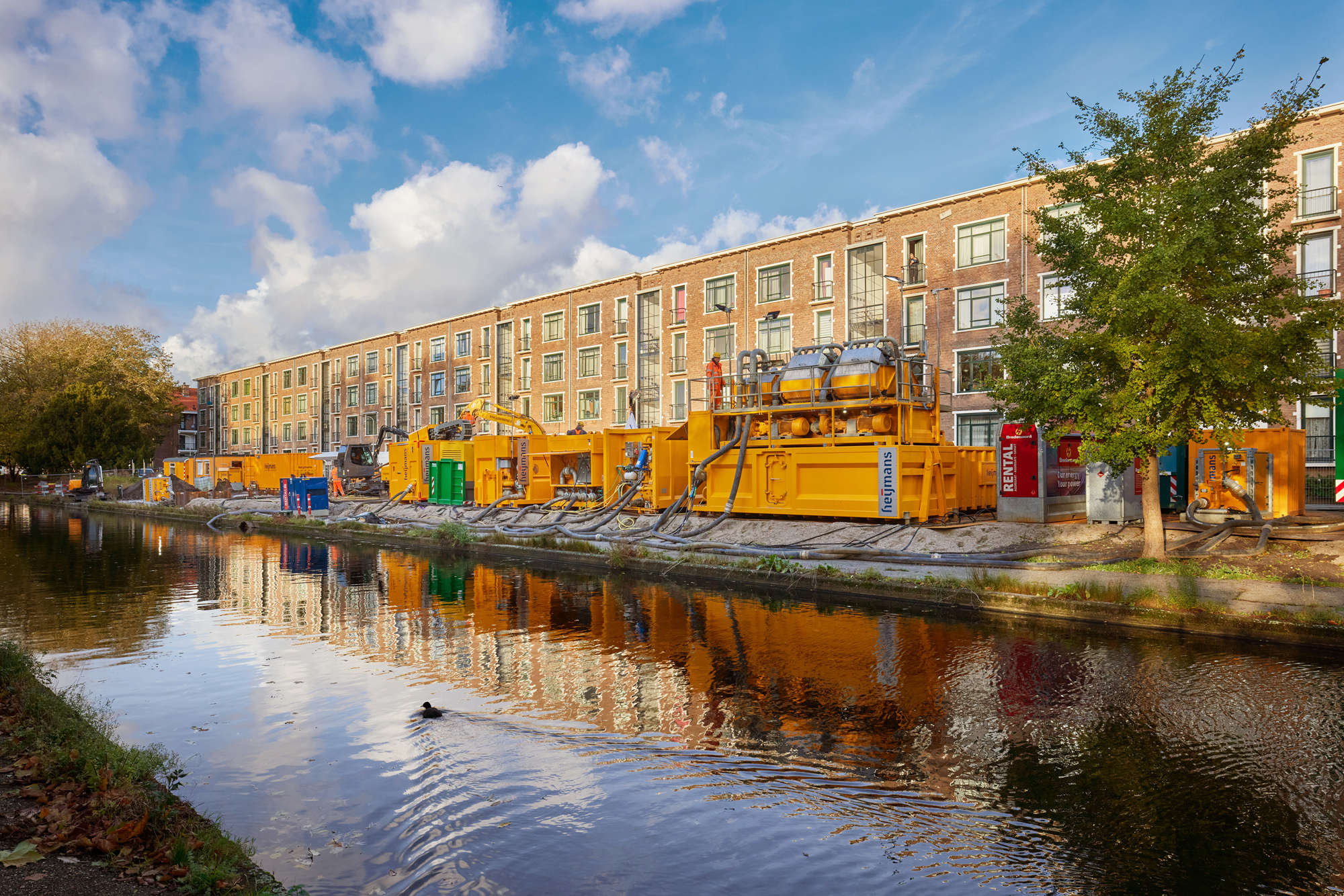 Den Haag aanleg warmteleidingen door WarmtelinQ